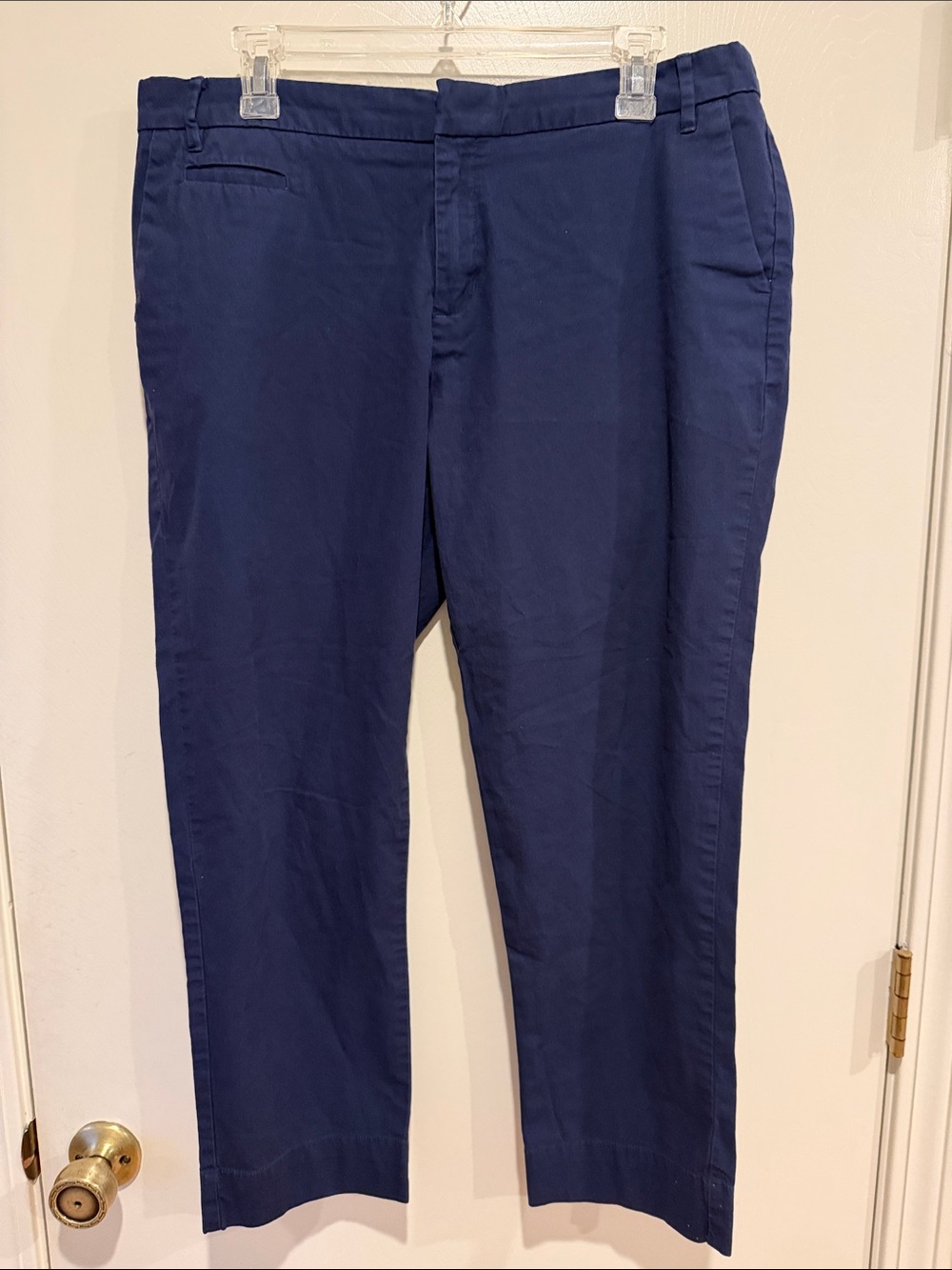 Patagonia Stretch All-Wear Cropped Pants Navy Blue Women's Size 14